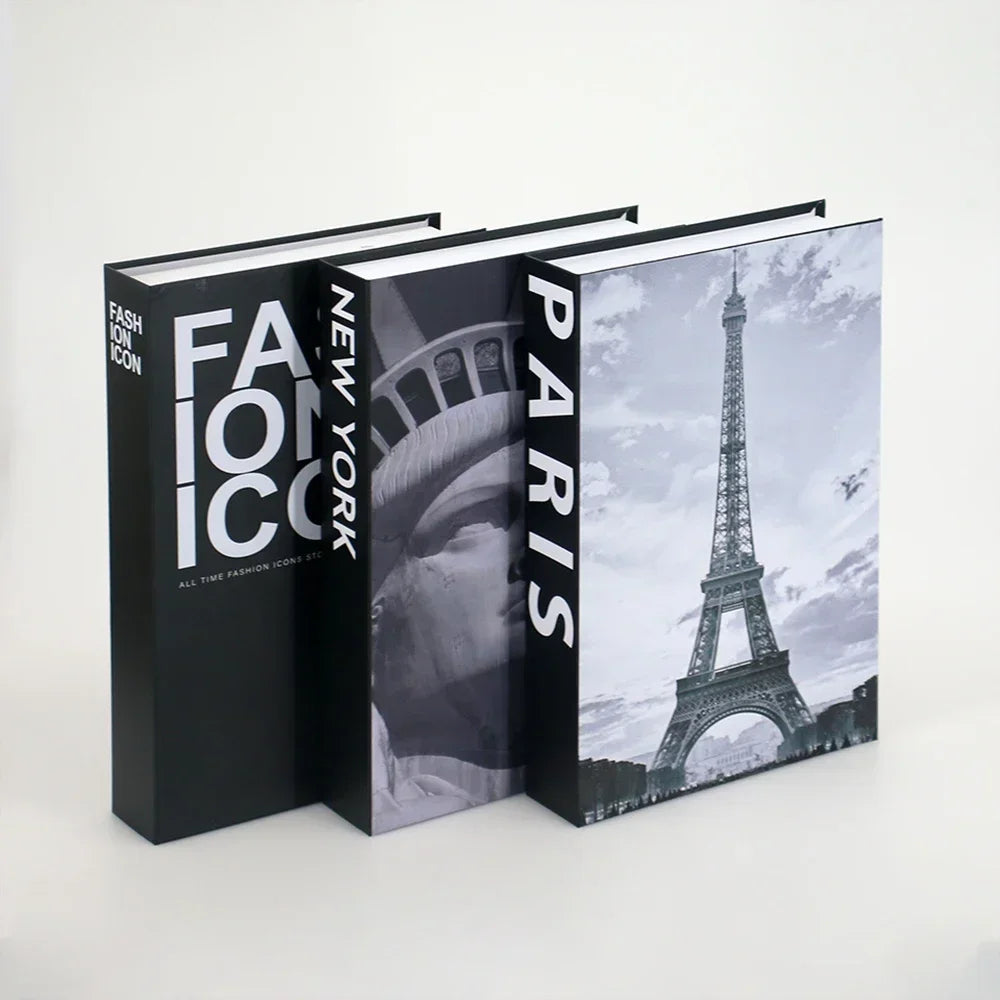 3Pcs Fashion Fake Books