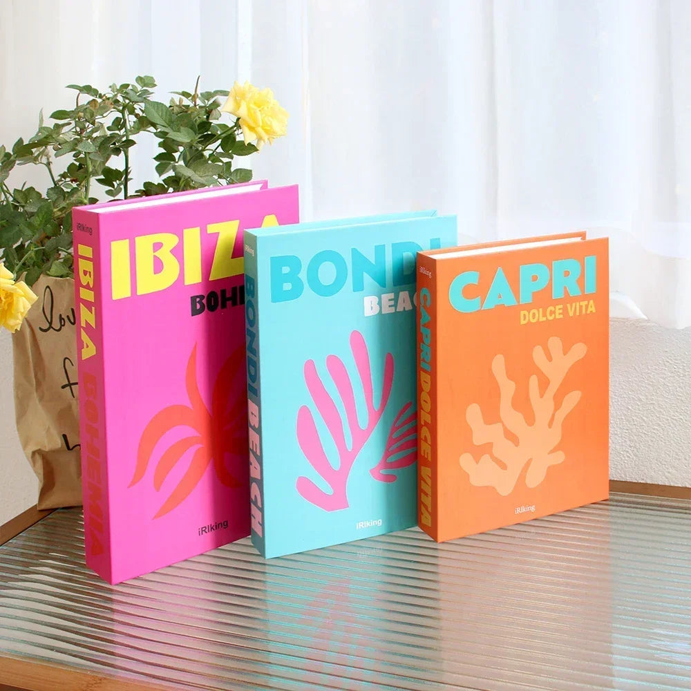 3Pcs Fashion Fake Books