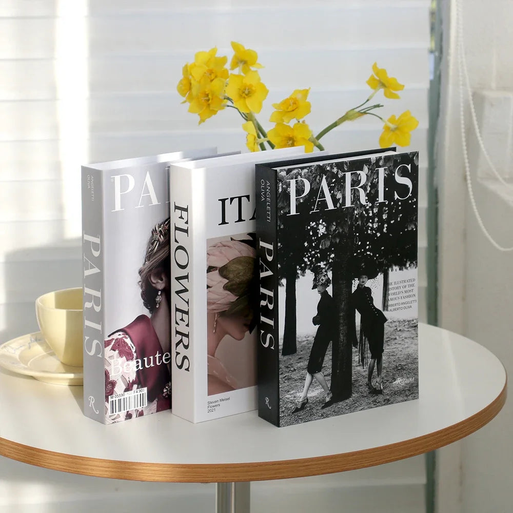 3Pcs Fashion Fake Books