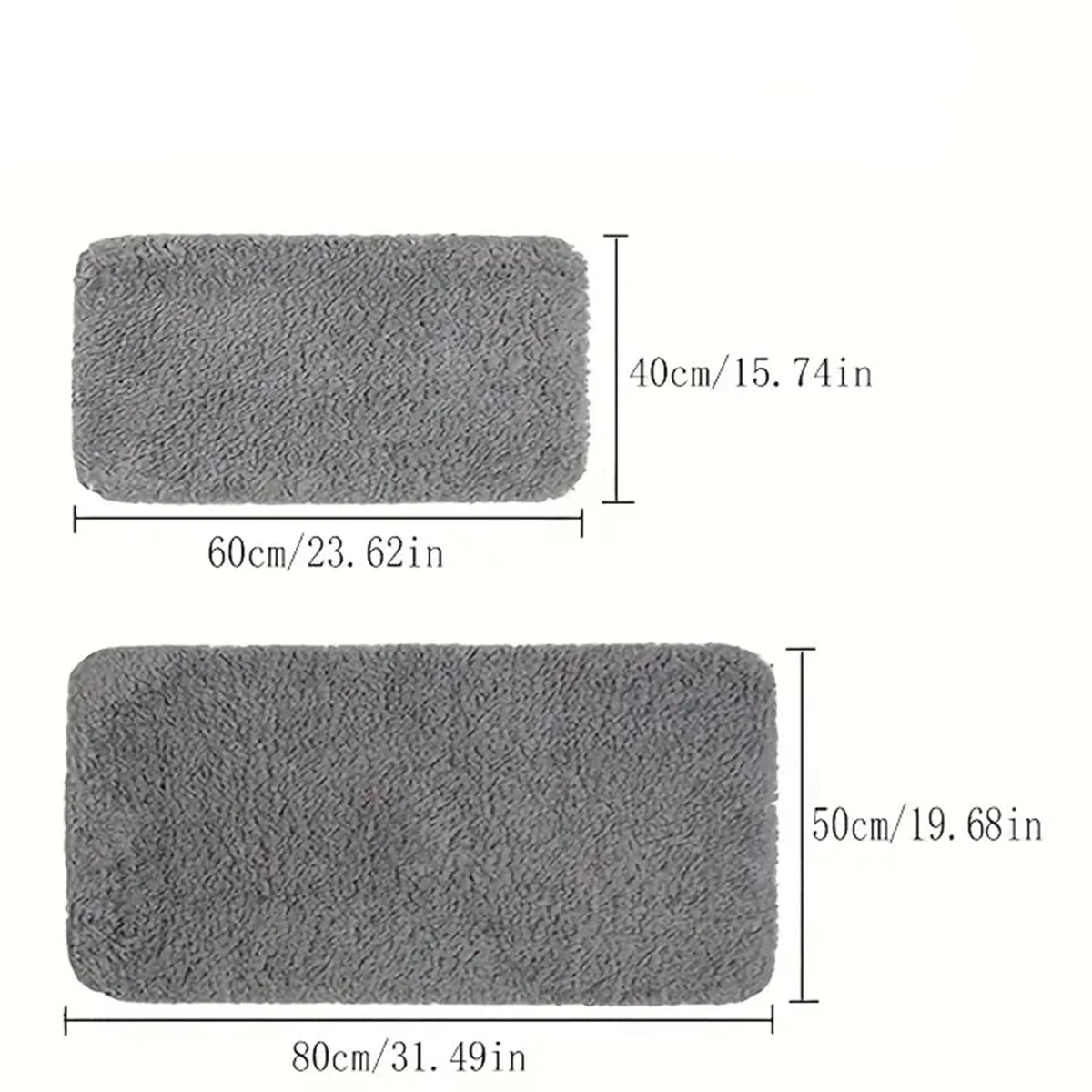 Anti-slip bathroom floor mat