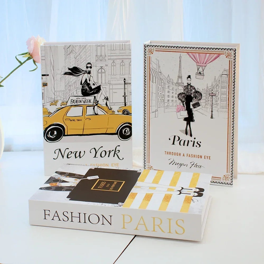 3Pcs Fashion Fake Books