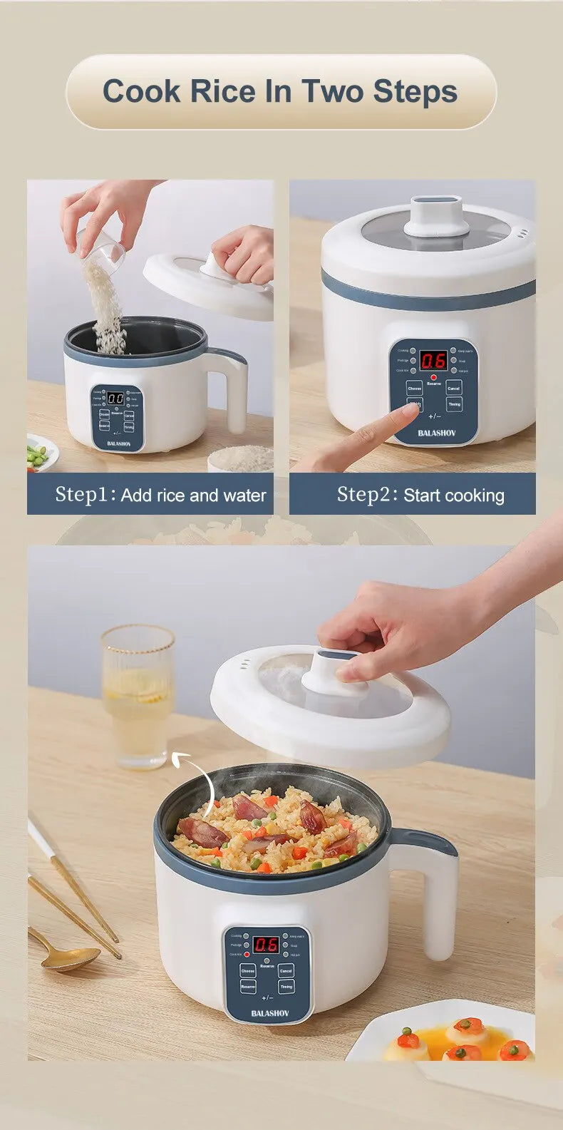 Electric Rice Cooker Home