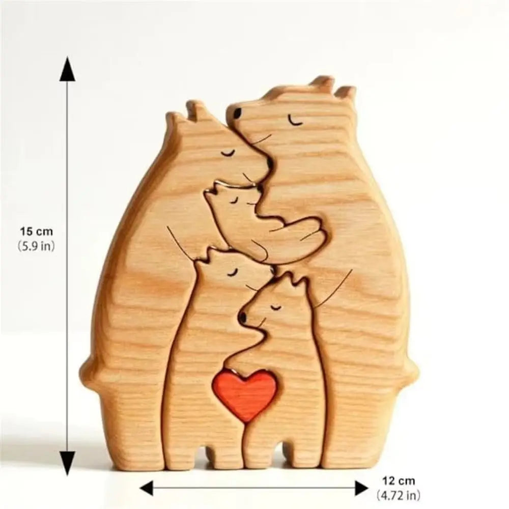 Art Wooden Bear