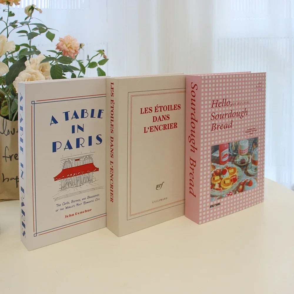 3Pcs Fashion Fake Books