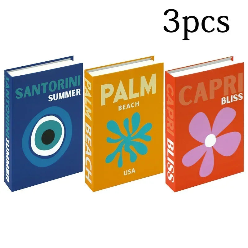 3Pcs Fashion Fake Books