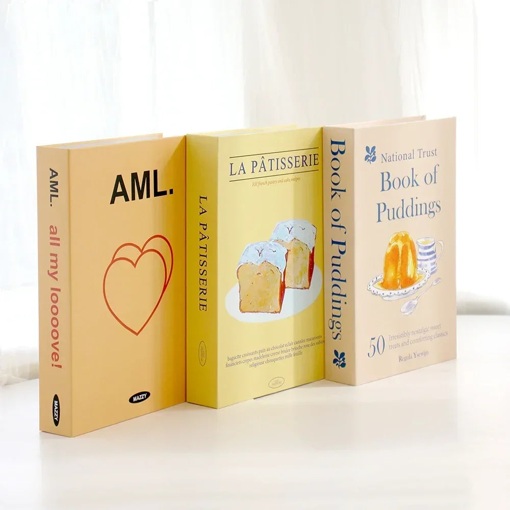 3Pcs Fashion Fake Books