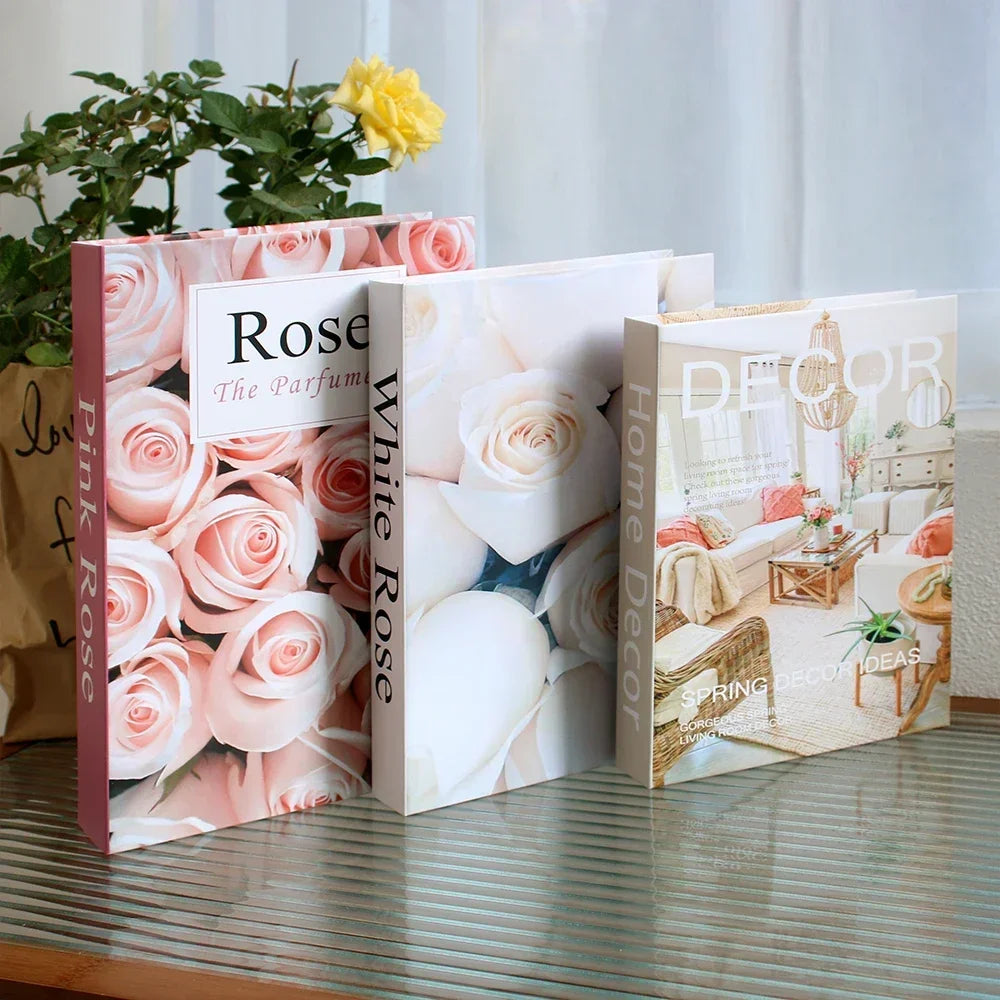 3Pcs Fashion Fake Books