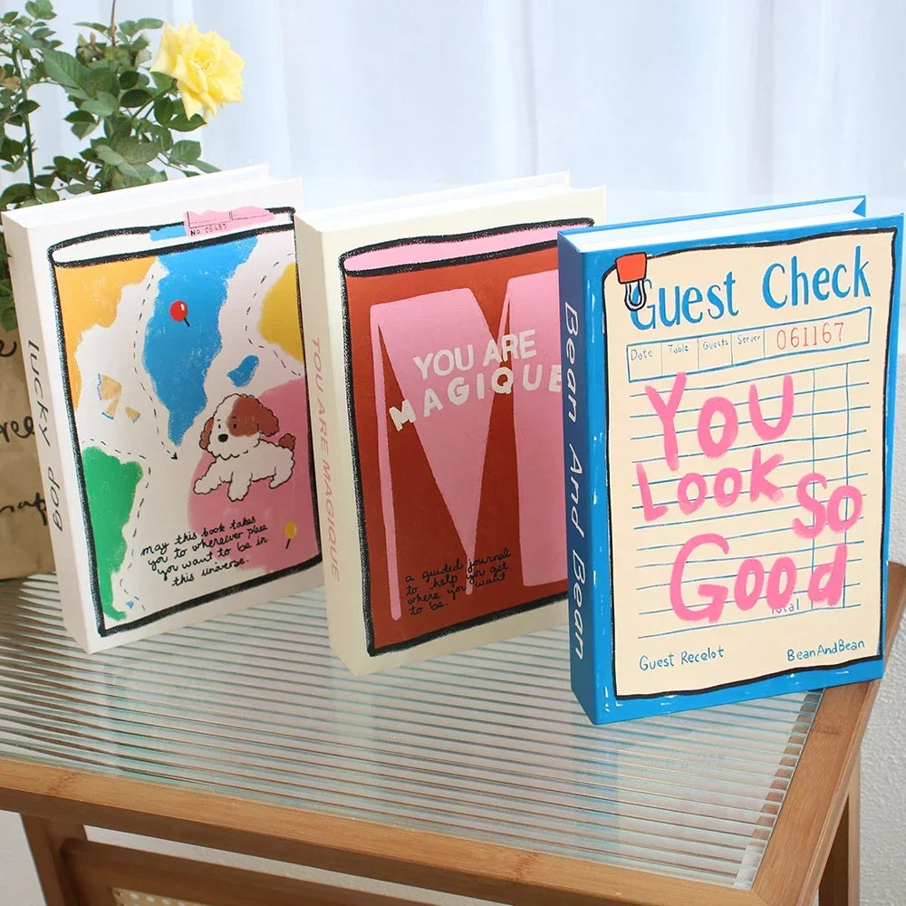 3Pcs Fashion Fake Books