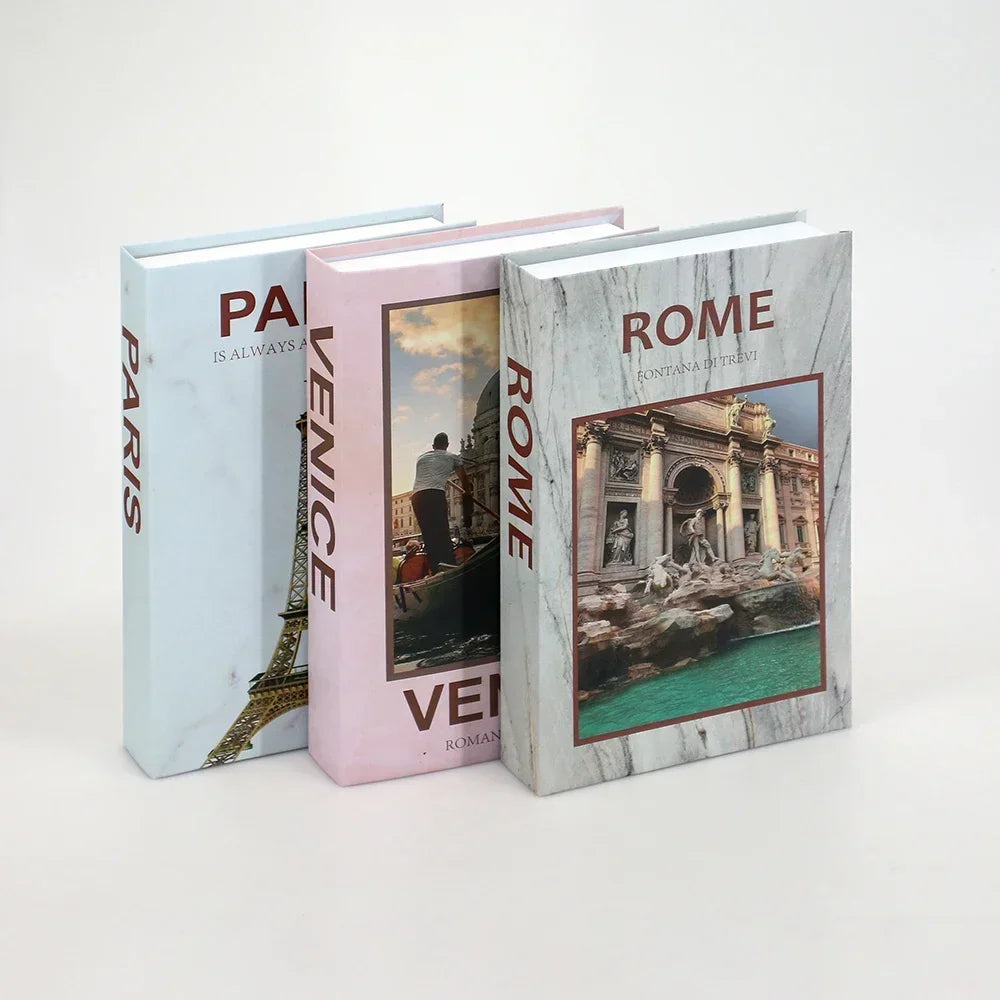 3Pcs Fashion Fake Books