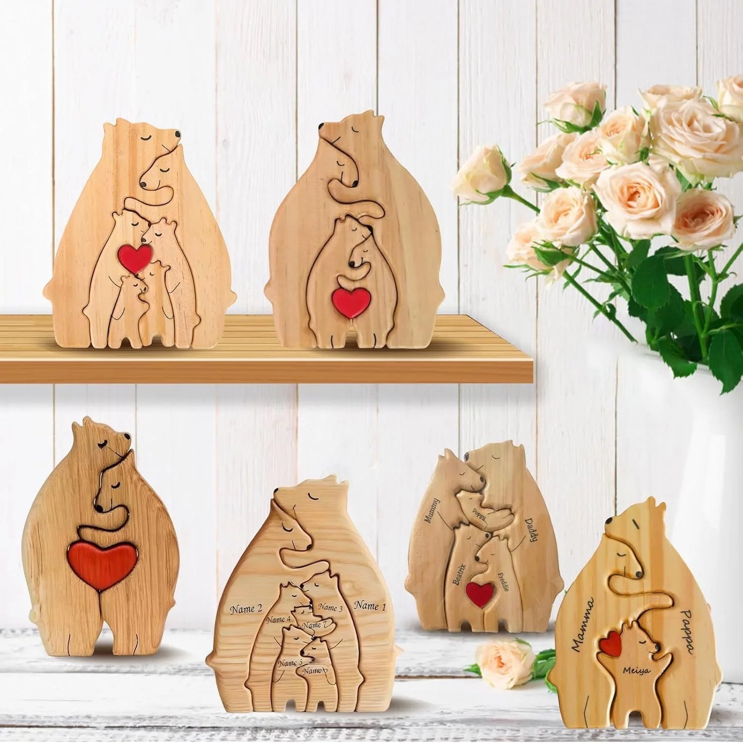 Art Wooden Bear