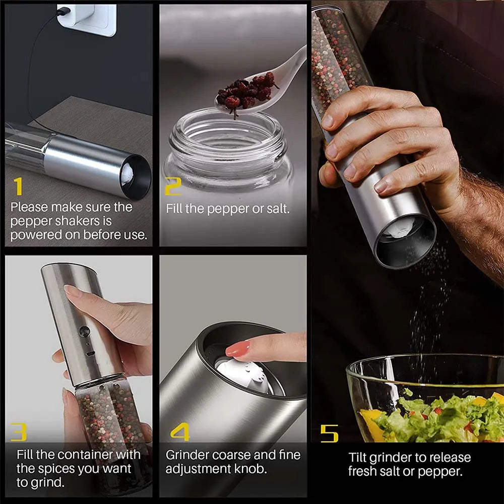 Electric Salt and Pepper Grinder