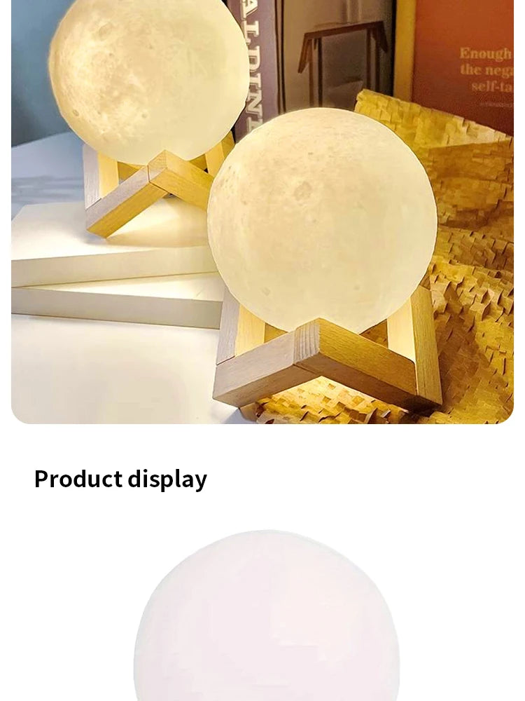 8 cm DIY Planet Lamp Moon