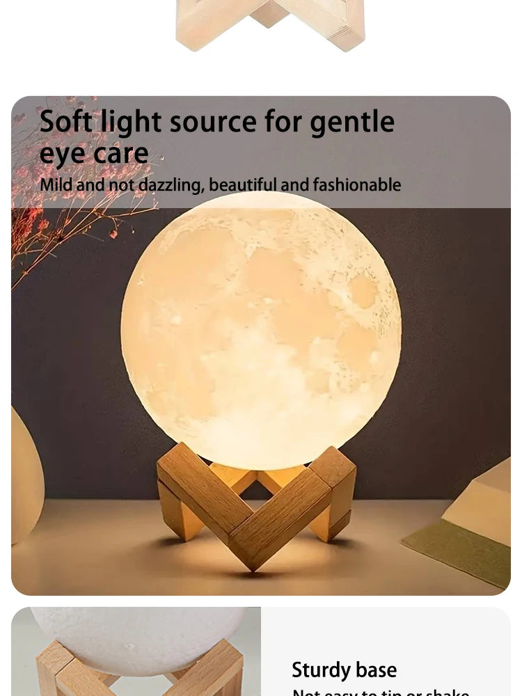 8 cm DIY Planet Lamp Moon