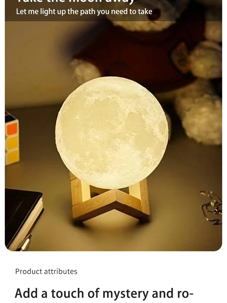 8 cm DIY Planet Lamp Moon